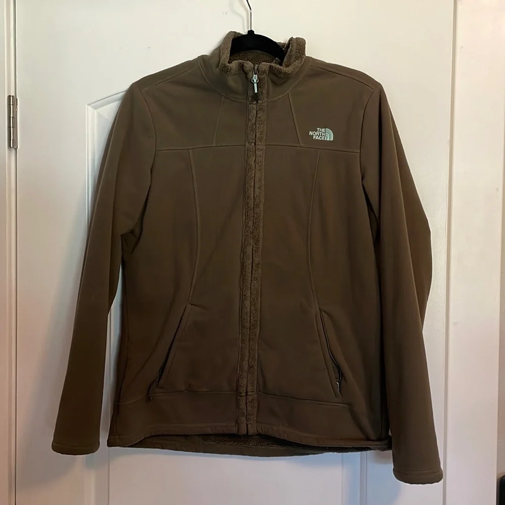 North Face Fleece Zip Up Jacket - Picture 1 of 5